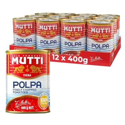 Image of Mutti Finely Chopped Tomatoes 400g (Pack of 12)
