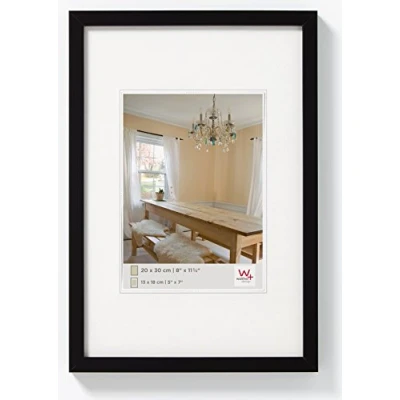 Image of walther Design Picture Frame Black 40 x 60 cm Peppers Wooden BP460B