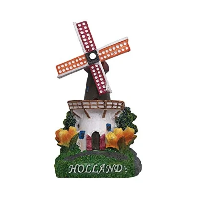 Image of Holland 3D Windmill Refrigerator Magnet Tourist Souvenirs Resin Magnetic Stickers Fridge Home &amp; Kitchen Decoration from China