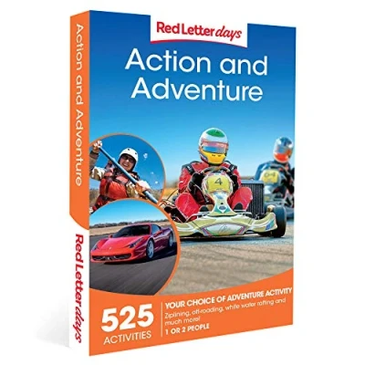 Image of Red Letter Days action and Adventure gift Voucher 525 packed experiences