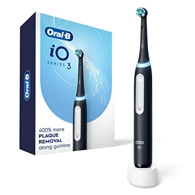 Image of Oral B iO3 Electric Toothbrush (1) with Ultimate Clean Brush Head and Charger