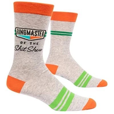 Image of Blue Q Ringmaster Shit Show Men&#039;s Socks