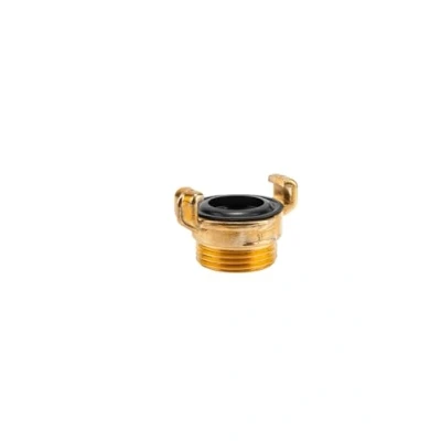Image of Gardena Brass Quick Coupling Threaded Part with an External Thread: Hose Connection 33.3 mm (G 1 Inch) e.g., for Pumps Internal Thread (7115 20)