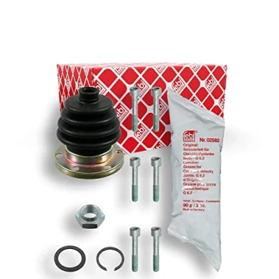 Image of 861498201 CV Boot FEBI BILSTEIN 03658 Front Axle, transmission sided Rubber VOLKSWAGEN: GOLF 2, Polo II Hatchback