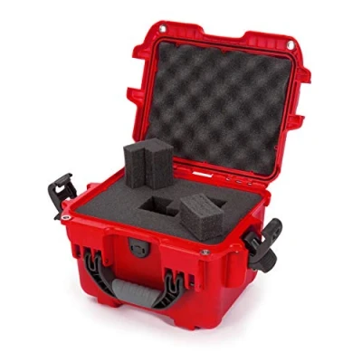 Image of Nanuk 908 Waterproof Hard Case with Foam Insert Red