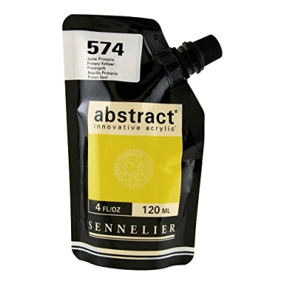 Image of Sennelier : Abstract Acrylic Paint 120ml Satin Primary Yellow