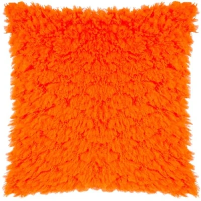 Image of Heya Home Fluff Ball Faux Fur Cushion Cover