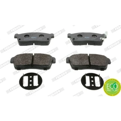 Image of 410604A00B Brake pad set FERODO PREMIER ECO FRICTION FDB1532 with acoustic wear warning piston clip without accessories SUZUKI: Alto VII, IGNIS 2