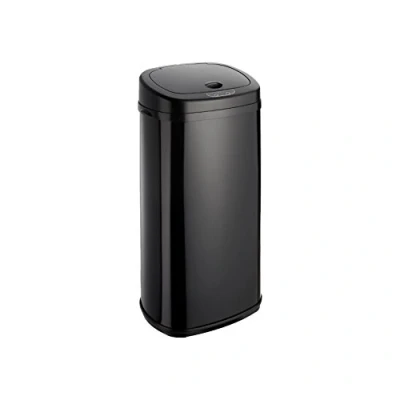 Image of Dihl 42L Black Kitchen Bin with Motion Sensor Lid, Automatic Manual Override, Battery Operated, Hygienic Waste Disposal, 42 Litre, Onyx Lid
