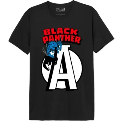 Image of Marvel Men&#039;s Memagagts009 T Shirt, Black, XXL