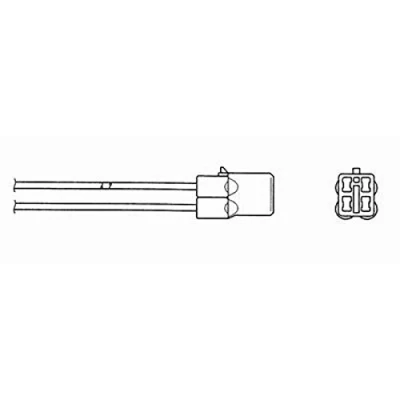 Image of 22690AA090, 22690AA150, 22690AA170, 22690AA180, 22690AA190 Lambda sensor NGK 90019 3 SUBARU: Impreza II Saloon, Forester II, Estate