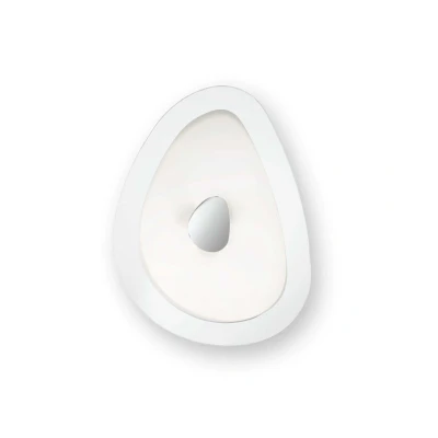 Image of Geko 2 Light Small Ceiling Flush Glass, E27