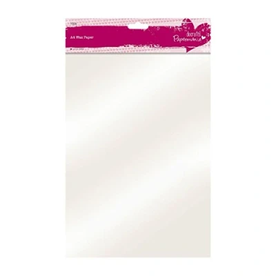 Image of Papermania Wax Paper, White, A4