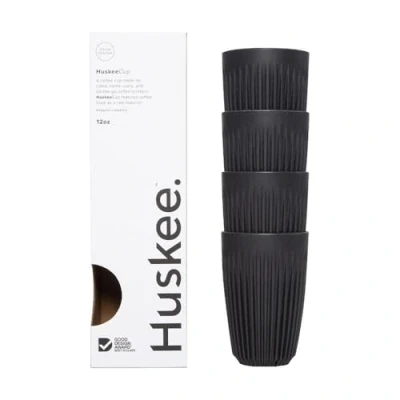 Image of Huskee HuskeeCup (4 Pack) (Charcoal, 12oz)