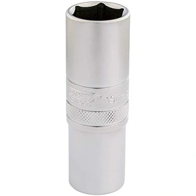 Image of Draper 6 Point Metric Deep Socket, 1/2&quot; Sq. Dr., 19mm