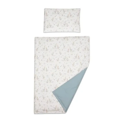 Image of Baby Comfort 2 Piece Duvet Cover &amp; Pillowcase Bedding Set 150x120 cm for Toddler Junior Cot Bed (Duck)