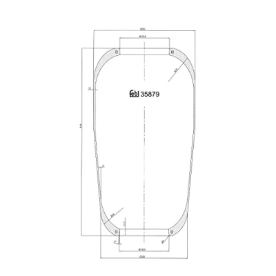 Image of 5000954175 Boot, air suspension FEBI BILSTEIN 35879