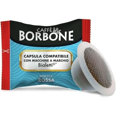 Image of Caffè Borbone Red Coffee Blend 50 Capsules Compatible with Bialetti®* Machines