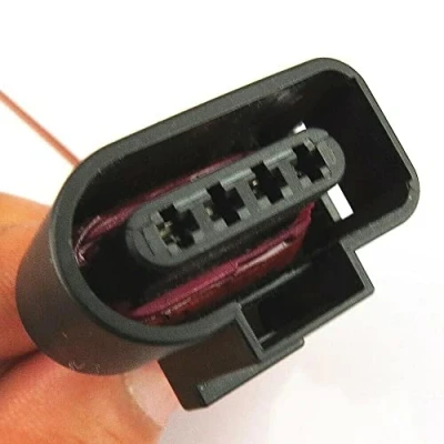 Image of 4 Pin Map Sensor Connector Plug Socket Wiring 1J0973704 For VW Audi Seat Skoda