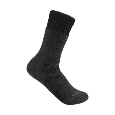 Image of Carhartt Men&#039;s Heavyweight Synthetic Wool Blend Boot Sock, Black, XL