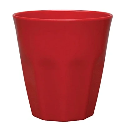 Image of Olympia Kristallon Plastic Tumblers Set 290 ml/10 oz (Pack of 6), Red, Virtually Unbreakable Cups, Dishwasher Safe, CR343