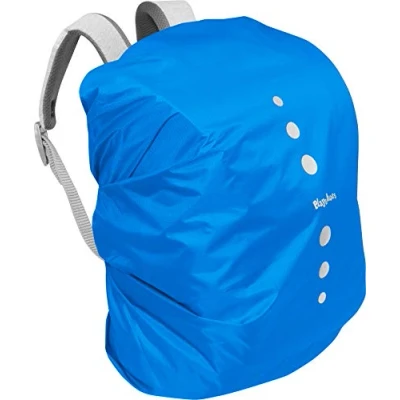 Image of Playshoes Unisex Children&#039;s Rain cover for backpack (Pack of 1), Turquoise 15 Turquoise, L,