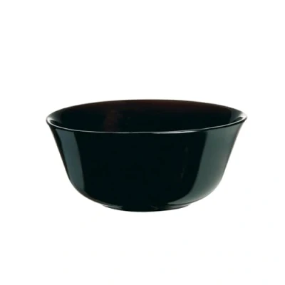 Image of Luminarc 12 cm Carine Glass Salad Bowl, Black
