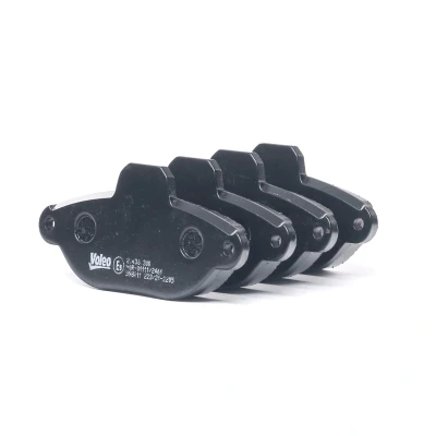 Image of 5892736, 71737178 Brake pad set VALEO 598011 Front Axle incl. wear warning contact without anti squeak plate FIAT: Grande Punto Hatchback