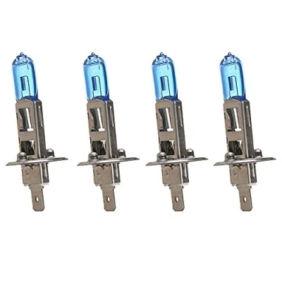 Image of Mintice™ 4 X Car Vehicle Bright H1 55W 6000K Xenon Gas Halogen Headlight White Light Lamp Bulbs