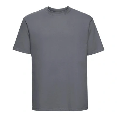 Image of Russell Athletic Mens Classic Ringspun Cotton T Shirt (Convoy Grey) Dark Grey Size X Large