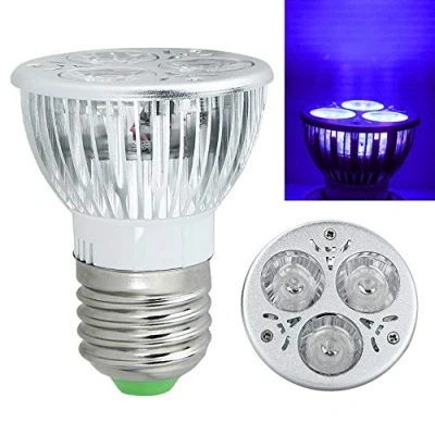 Image of EBILUN UV Ultraviolet Purple Light Bulb, 3W E27 LED Bulb Lamp 85 265V/12V 1pcs