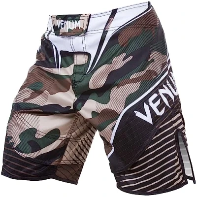 Image of Venum Men Camo Hero Training Shorts, Brown (Jungle Camo), XXL