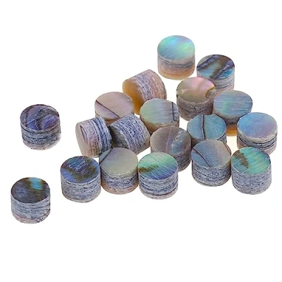 Image of Musiclily Pro 3mm Natural Paua Abalone Shell Guitar Fretboard Inlay Dots(Set of 20)