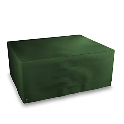 Image of Bosmere All Weather Rectangular Table Cover 8 Seat, 100% Waterproof, UV Protected, Heavy Duty 600D Oxford Fabric, L196 W114 H71cm, 5A560G