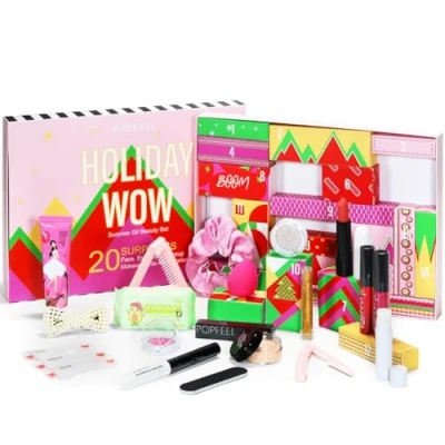 Image of Beauty Makeup Advent Calendar 2024 for women Teenagers Girls Tools Cosmetics Countdown Xmas gift Boxes Products Present Christmas