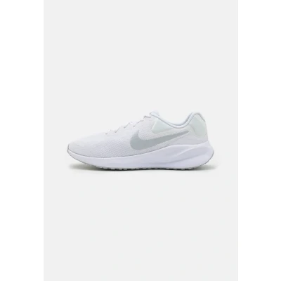 Image of Nike Performance Revolution 7 Neutral running shoes, Men&#039;s, Size: 10.5, White/pure platinum Textile/synthetics