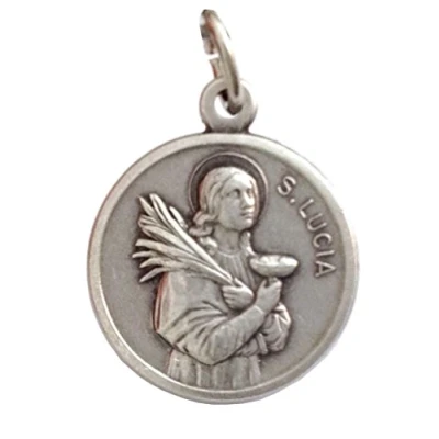 Image of I G J Saint Lucy Medal The Patron of Eyesight