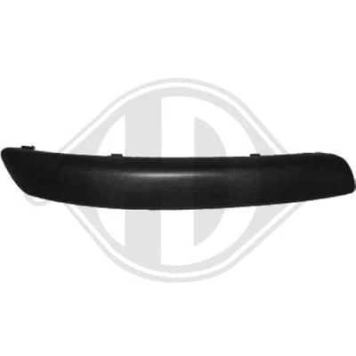 Image of 1K0807656, 1K08076569B9, 1K0807656A, 1K0807718K9B9 Trim /Protection Strip, bumper DIEDERICHS Priority Parts 2214062 Right Front VOLKSWAGEN: Golf 5