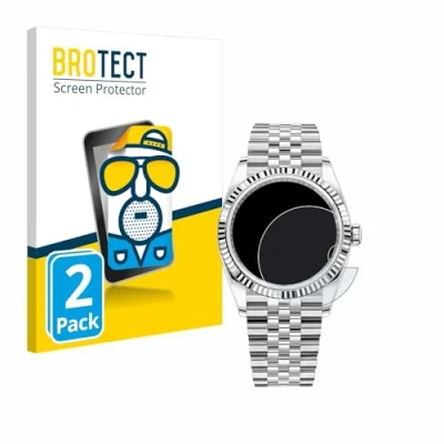 Image of brotect Screen Protector Anti Glare compatible with Rolex Datejust 36 (2 Pack) Matte, Fingerprint Protection Film