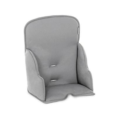 Image of hauck Alpha Cosy, Stretch Grey Seat Reducer Cushion for Alpha+ Wooden Highchair, Supportive Pad Toddlers 6 Months+, Soft Fabric, Machine Washable, Anti Slip