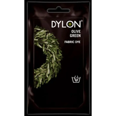 Image of Dylon Fabric &amp; Clothes Dye Hand Wash Only 34 Olive Green