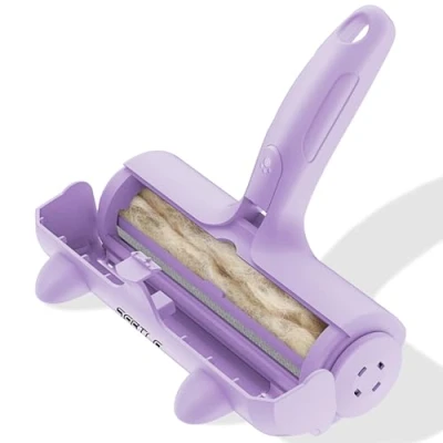 Image of Sebtle Pet Hair Remover Roller,Reusable Animal Removal Brush for Dogs and Cats,Lint Easy to Clean Fur from Carpet,Sofa,Bedding,Furniture Rugs,Purple