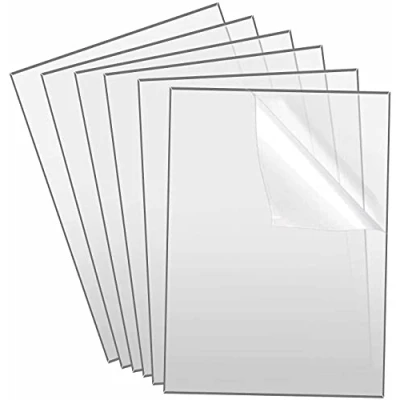 Image of Cut To Size Acrylic Sheet Plastic Clear Perspex Laser Material 2mm A4 (210mm x 297mm)