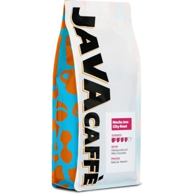 Image of Java Caffe &#039;Mocha City Roast&#039; Coffee Beans (1kg) Hand Crafted Medium Roast Artisan