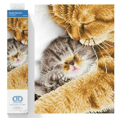 Image of Diamond Dotz Painting Kit: Intermediate, DD7, Tender Moment, 30 x 41cm