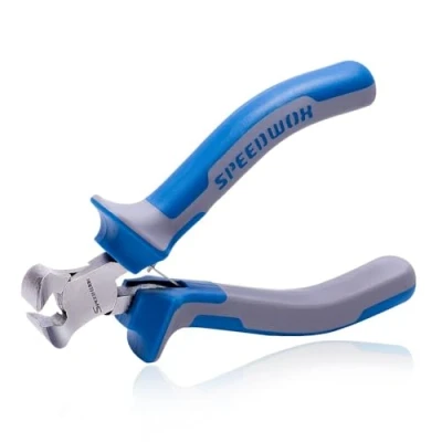 Image of SPEEDWOX 4 Inches End Nippers Precision Cutters Pliers Mini Cutting Fine with Spring Micro Functional Small Wire Cutter Jewelry Making Shoes Repair Tool Pull Nails Brads
