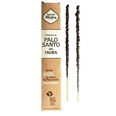 Image of Natural Organic Incense Palo Santa Madre Series (Palo Santo with Yagra)