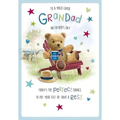 Image of Regal Publishing Character Father&#039;s Day Card Grandad 9 x 6 inches