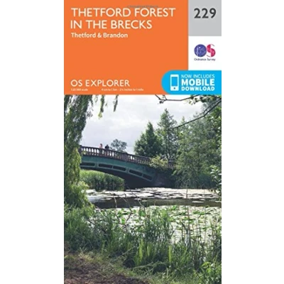 Image of Explorer Active 229 Thetford Forest in the Brecks Map With Digital Version