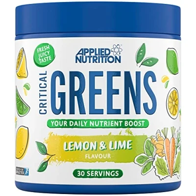 Image of Applied Nutrition greens powder lemon &amp; lime 150g